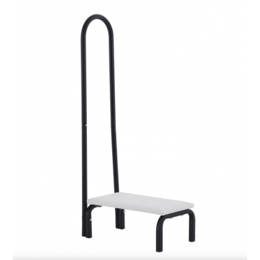 Ступень для ванной комнаты с поручнем BELBERG CT-2 Black Edition (черный) в Краснодаре