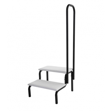 Ступени для ванной комнаты с поручнем BELBERG CT-5 Black Edition (черный) в Краснодаре