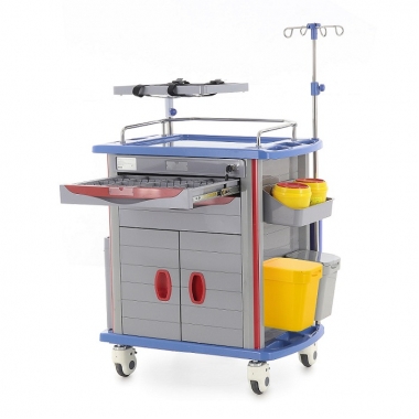 Тележка медицинская ЕТ850-02 ТМ-021АН-00 (серый) в Краснодаре