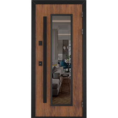 Металлическая дверь КОНСУЛ FIN стекло в Краснодаре