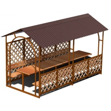 Беседка №3-4,0 в Краснодаре