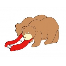 Горка мини  "Медведь"