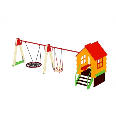 Детский игровой комплекс КДм "Избушка" в Краснодаре