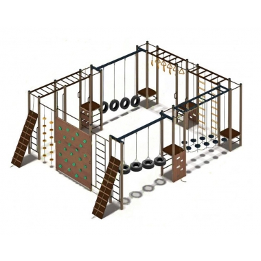 Веревочный парк ВП-02 в Краснодаре