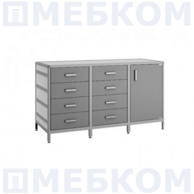 Стол-тумба лабораторный АСК СТ.01.00 (разборный) в Краснодаре