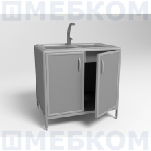 Стол лабораторный с мойкой АСК СЛМ.02.00
