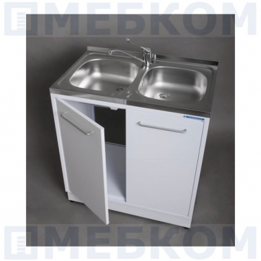  Стол лабораторный с мойкой Белмедматериалы ТМ02 (оцинкованный металл) в Краснодаре