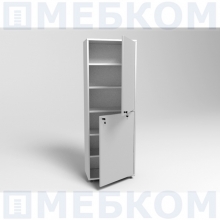 Шкаф металлический двухсекционный одностоворчатый МСК - 646.01