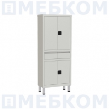 Шкаф двухстворчатый медицинский МСК-643.01-11