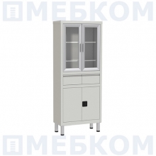 Шкаф двухстворчатый медицинский МСК-643.12