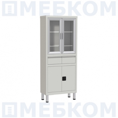 Шкаф двухстворчатый медицинский МСК-643.12 в Краснодаре
