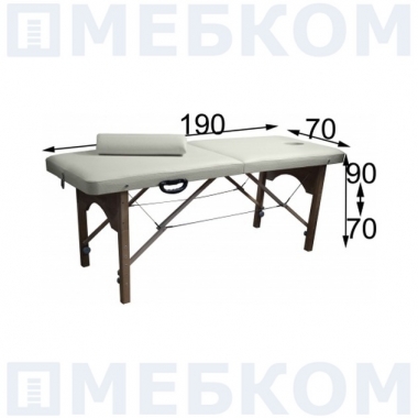 "Престиж 190Р" (190*70*70-90) складной массажный стол с регулировкой высоты в Краснодаре