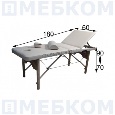 "Престиж Люкс 180Р" (180*60*70-90) складной массажный стол с регулировкой высоты в Краснодаре