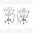 Кресло медицинское газлифт, М106-04 в Краснодаре