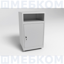Тумба металлическая ниша, дверь (без опор)