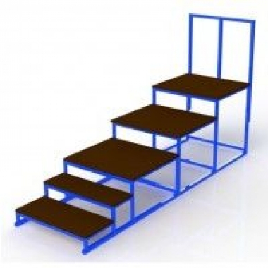 Лестница №3-5 (5 рядов) в Краснодаре