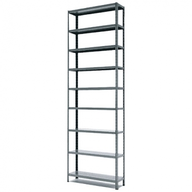 Стеллаж металлический MS STRONG 310x120x40 (9 полок) в Краснодаре