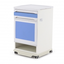 Тумбочка прикроватная MED-MOS BLZ-016 (ПТ-005Д) голубой/белый