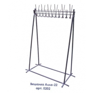 Вешалка Алла 22Ц 1300*700*1800, алюминий в Краснодаре