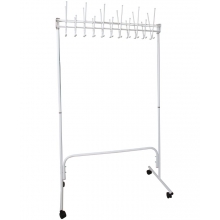 Вешалка СКР, на колесах 1105*580*1865, белая