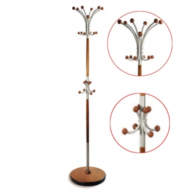 Вешалка Декард Д1 180*40*40, МДФ металлик-средне-коричневый в Краснодаре