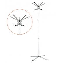 Вешалка Алюма-Н 695х695х1830 алюминий