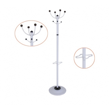 Вешалка Квартет З D=395, Н=1820 белая в Краснодаре
