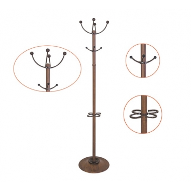 Вешалка Квартет ЗД D=395, Н=1820 вишня в Краснодаре