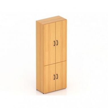 Шкаф высокий Канц, закрытый, 4 двери, 700*350*1830, бук невский в Краснодаре