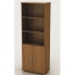 Шкаф высокий Монолит, 3 открытые полки, 2 двери, 744*390*2046 в Краснодаре