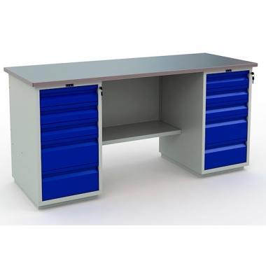 Верстак слесарный Profi W 180Sh+WD5+WD5 в Краснодаре