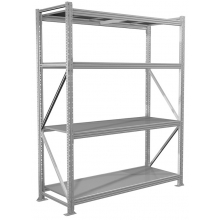 Стеллаж складской MS PRO  200/180x60/4 (4 яруса)