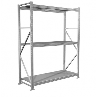 Стеллаж MS Pro 2000х2400х1000 (3 полки) в Краснодаре